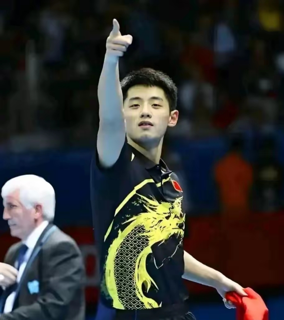 瑞典乒乓球队鏖战法国乒乓球队，张继科惊艳世界