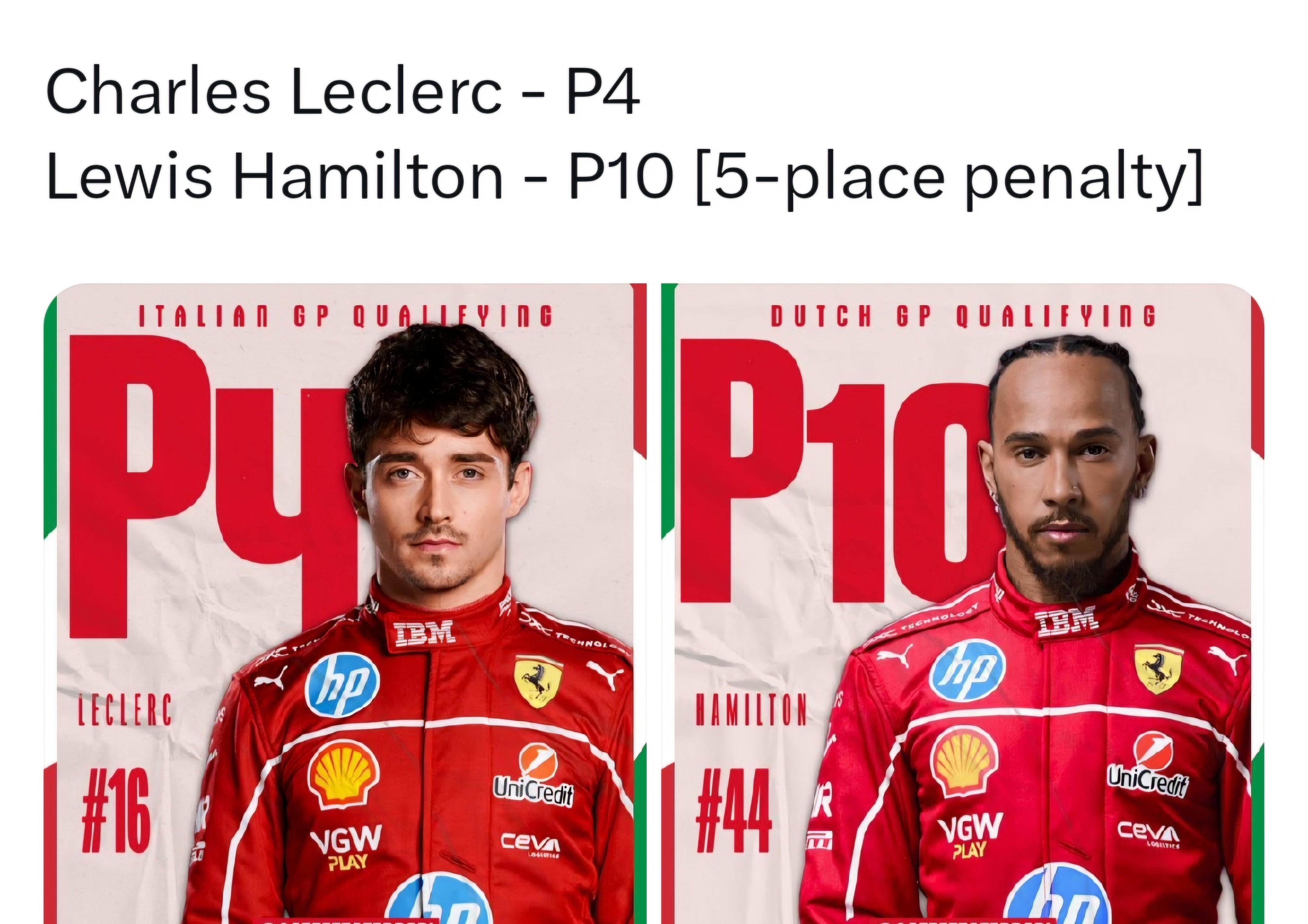 包含法拉利鏖战索伯车队，汉密尔顿扛起全队的词条